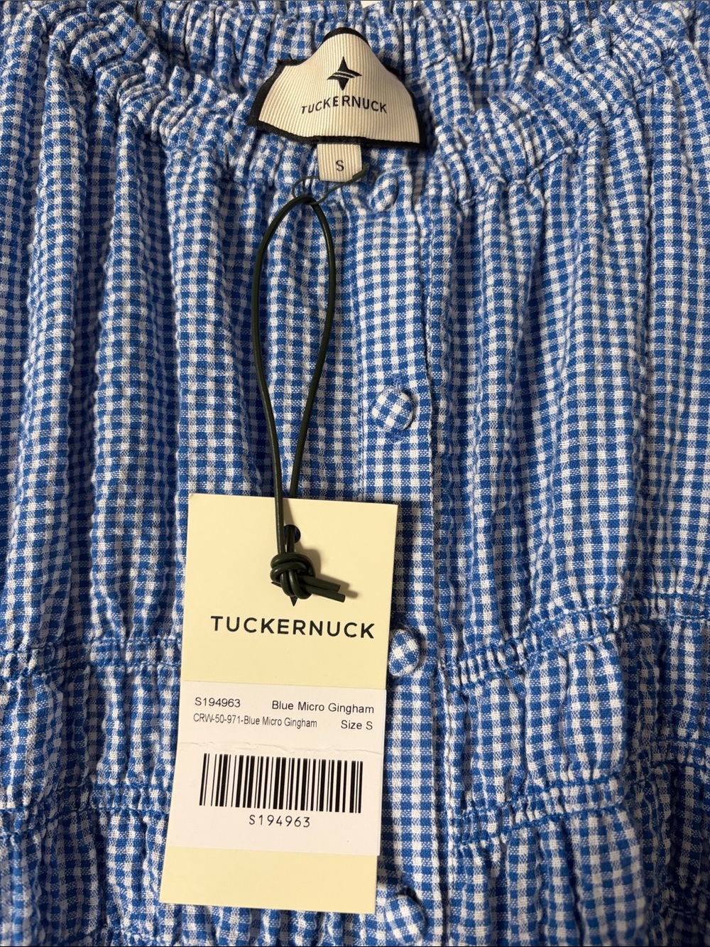 Tuckernuck Blue Smocked Strap Dress - Picture 2 of 2